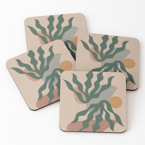 Item preview, Two Plants 2, Boho, Botanical designed and sold by technicolorable_art.