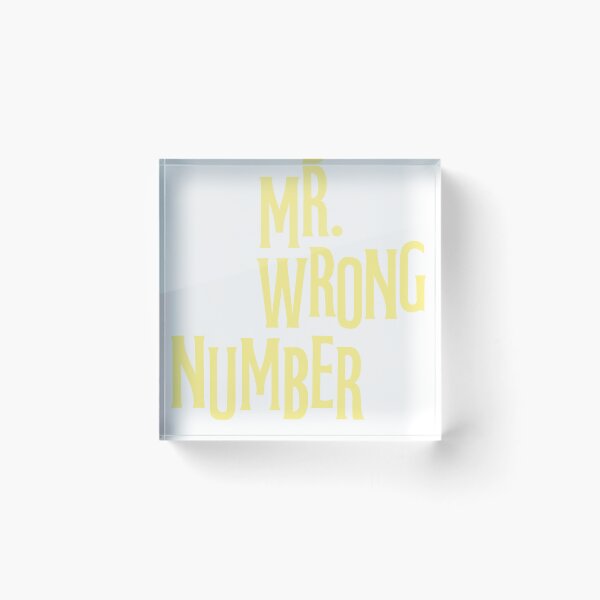 Item preview, Mr. Wrong Number Title designed and sold by baileyyfaith.
