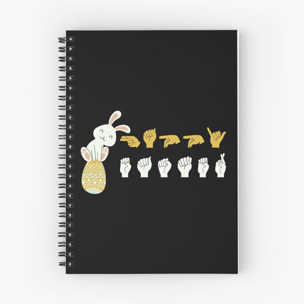 Item preview, ASL Happy Easter V - Cute Easter designed and sold by Lemon Pepper.
