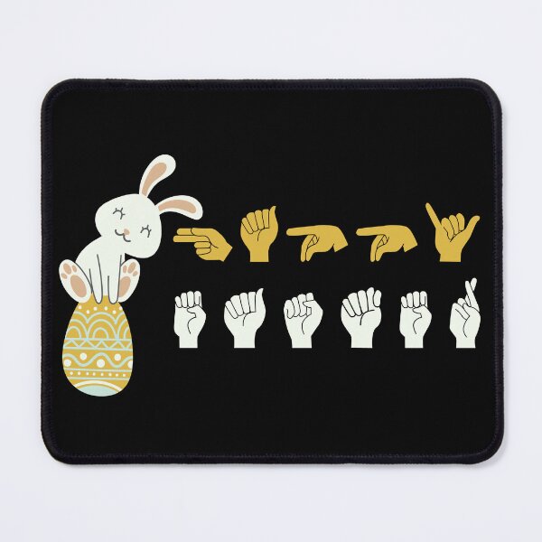Item preview, ASL Happy Easter V - Cute Easter designed and sold by Lemon Pepper.