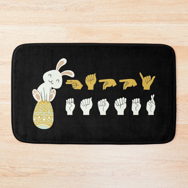 Item preview, ASL Happy Easter V - Cute Easter designed and sold by Lemon Pepper.