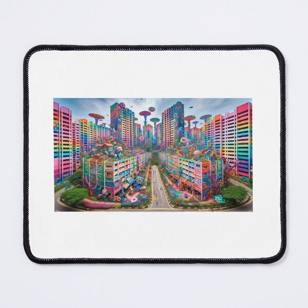 Item preview, Whimsical interpretation of the Toa Payoh HDB neighborhood designed and sold by WhimsiSG.