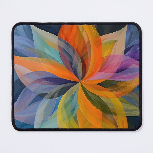 Item preview, colorful abstract blooming flower designed and sold by dcrc.
