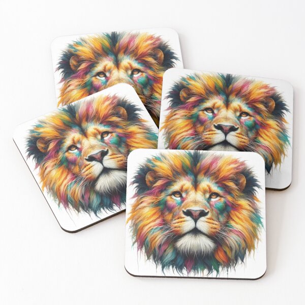Item preview, Multicolored lion designed and sold by Erickbartist36.