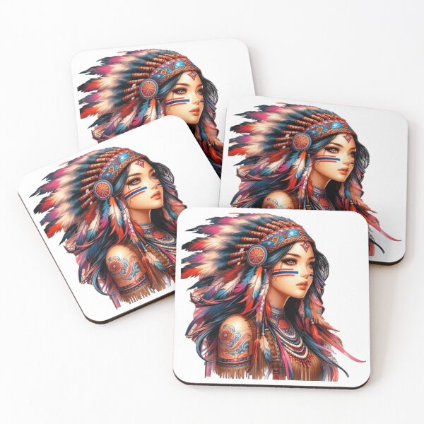 Item preview, Native American Beauty, The Rising Sun | Catsie Cat designed and sold by yelkenb.