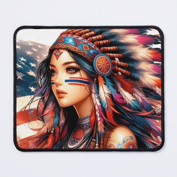 Item preview, Native American Beauty, The Rising Sun | Catsie Cat designed and sold by yelkenb.