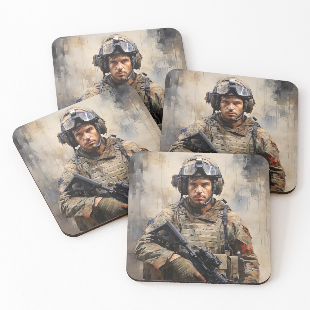 Item preview, Coasters (Set of 4) designed and sold by Edge-Ink.