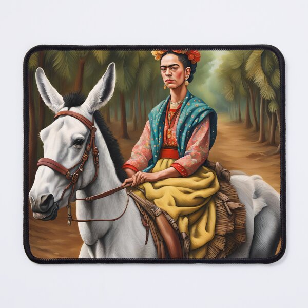 Item preview, Frida Kahlo riding a donkey  designed and sold by Joanne Walsh.