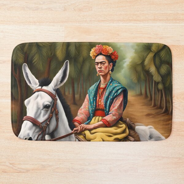 Item preview, Frida Kahlo riding a donkey  designed and sold by Joanne Walsh.