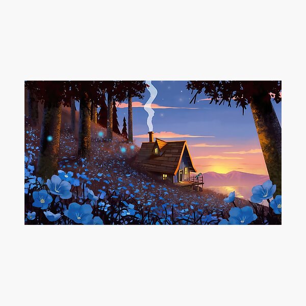 Item preview, Wooden Hut in The Forest Anime  designed and sold by momosstyle.