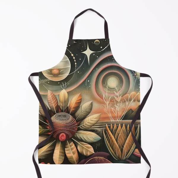 Aperçu de l'œuvre Esoteric art, une composition florale cosmique dans un esprit vintage shamanique. créée et vendue par David-CoBo.