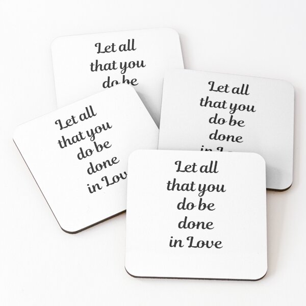 Item preview, Let all that you do be done in Love, Valentines Day for women Cute Valentine Day designed and sold by JustCrafted.