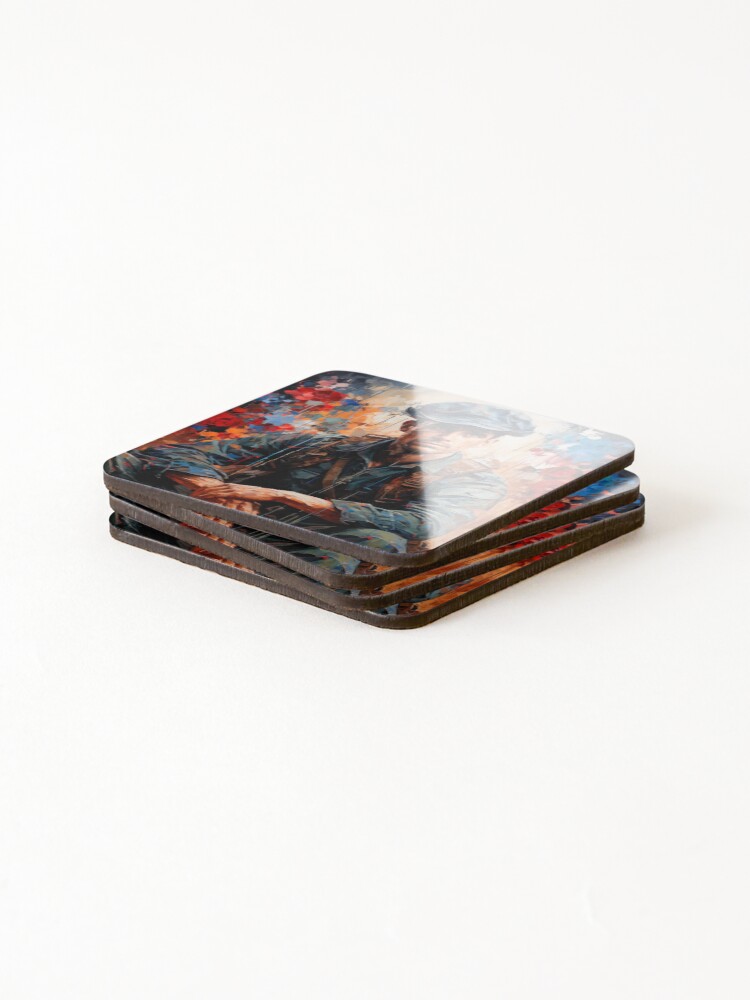 Thumbnail 4 of 5, Coasters (Set of 4), designed and sold by Edge-Ink.