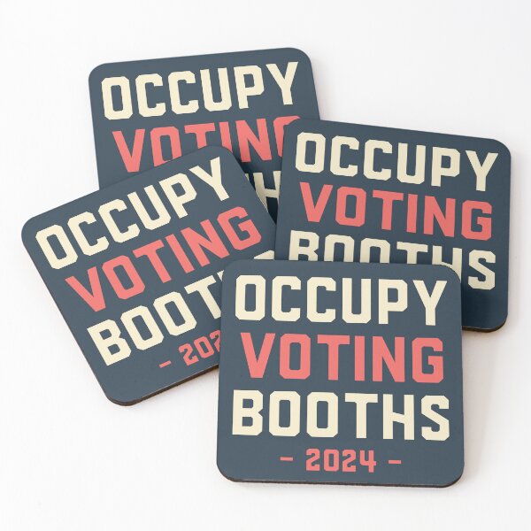 Item preview, Occupy Voting Booths 2024 Elections designed and sold by electrovista.