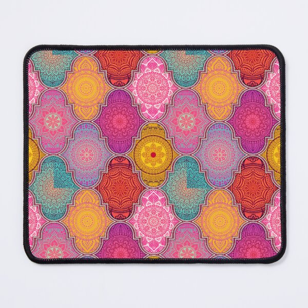 Item preview, Colorful Ethnic Pattern in pinks and yellow designed and sold by MissQuiss.