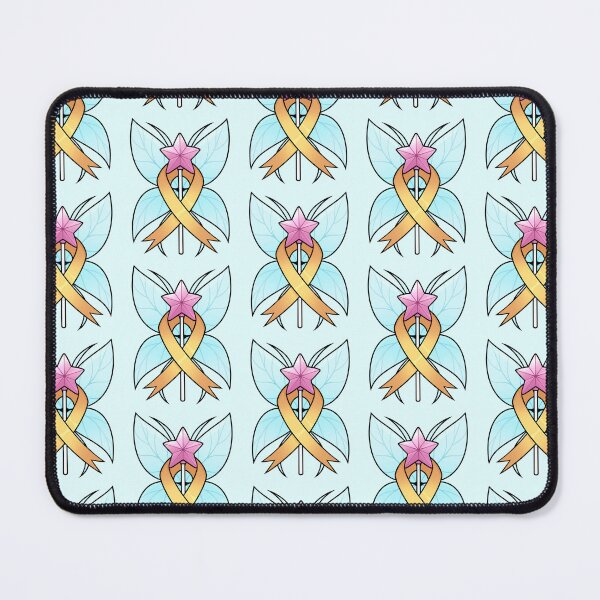 Item preview, Pediatric Cancer Ribbon - Fairy Godmother Project designed and sold by MYS-Stickers.
