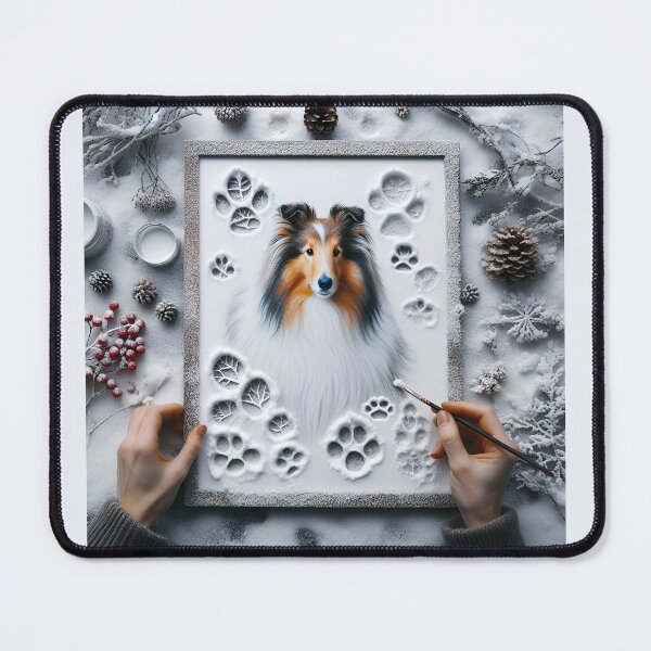 Item preview, Collie Cascade Canvas designed and sold by PawspectCreate.