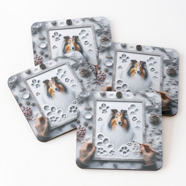 Item preview, Collie Cascade Canvas designed and sold by PawspectCreate.