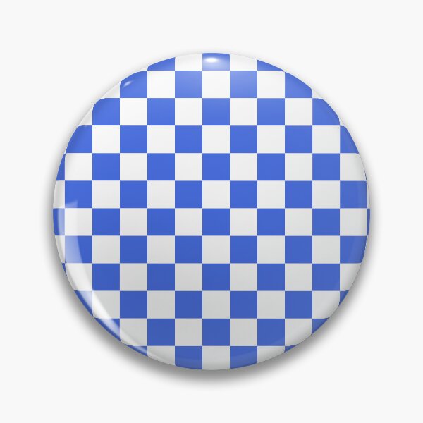 Item preview, Small Checkered - White and Royal Blue designed and sold by JustPatterns2.