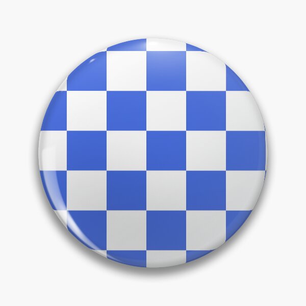Item preview, Checkered - White and Royal Blue designed and sold by JustPatterns2.
