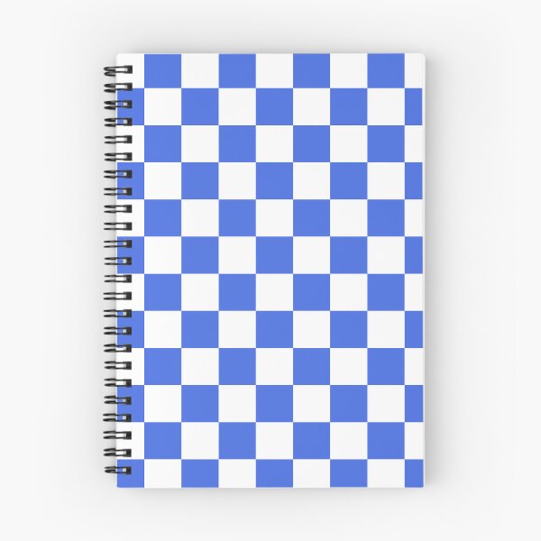 Item preview, Checkered - White and Royal Blue designed and sold by JustPatterns2.