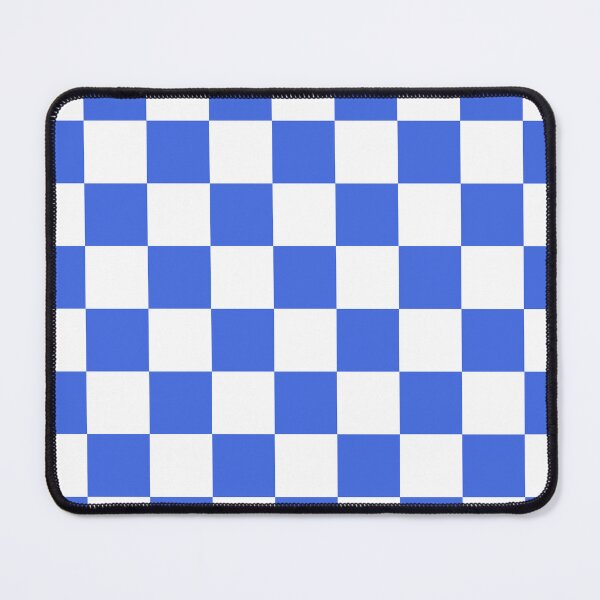 Item preview, Checkered - White and Royal Blue designed and sold by JustPatterns2.