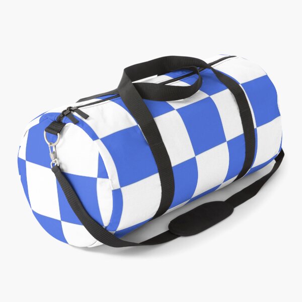 Item preview, Checkered - White and Royal Blue designed and sold by JustPatterns2.