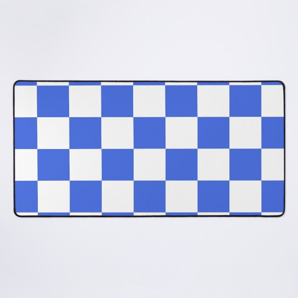 Item preview, Checkered - White and Royal Blue designed and sold by JustPatterns2.