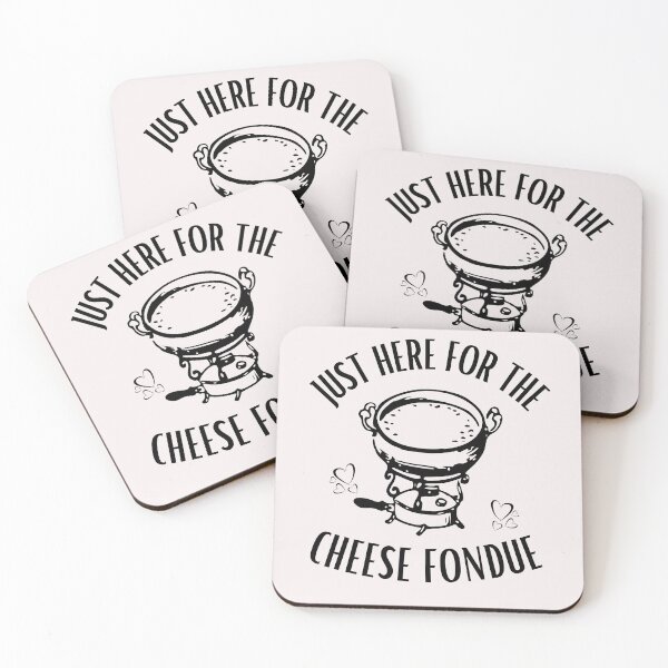 Item preview, Cheese fondue saying Just here for the cheese fondue designed and sold by Elwetritsche.