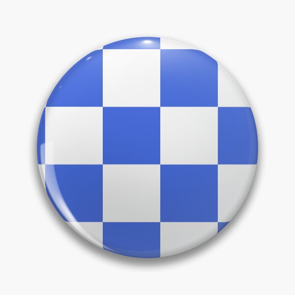 Item preview, Large Checkered - White and Royal Blue designed and sold by JustPatterns2.