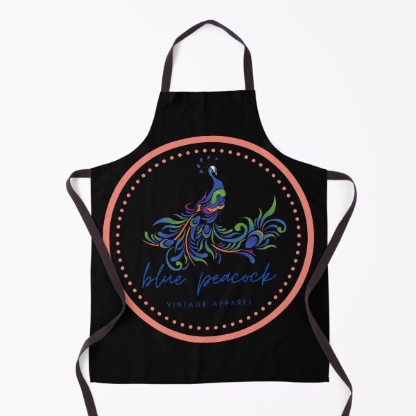 Item preview, Blue Peacock Vintage Logo designed and sold by alksongbird.