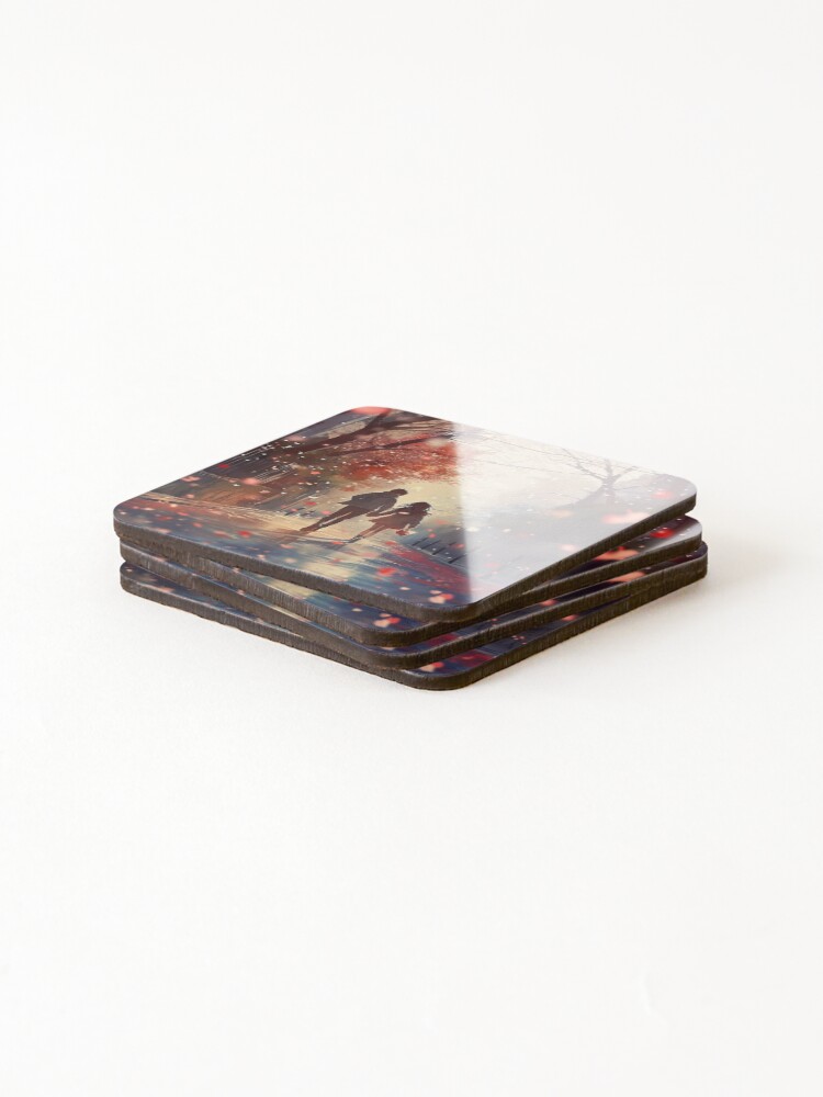 Thumbnail 4 of 5, Coasters (Set of 4), designed and sold by Edge-Ink.