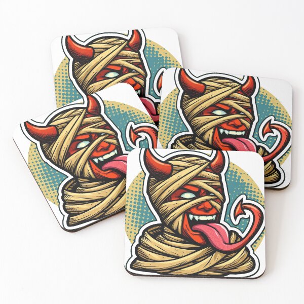 Item preview, Mr Hell Devil rised sticker designed and sold by KamekeArt.