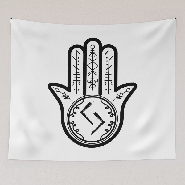 Item preview, Jera Rune Hamsa Hand designed and sold by hamsasoul.
