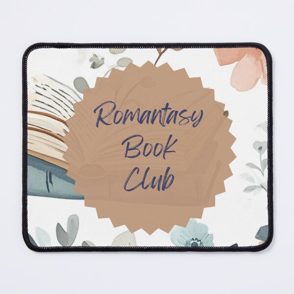 Item preview, Romantasy Book Club Watercolor Book Pattern designed and sold by IndieBookCove.
