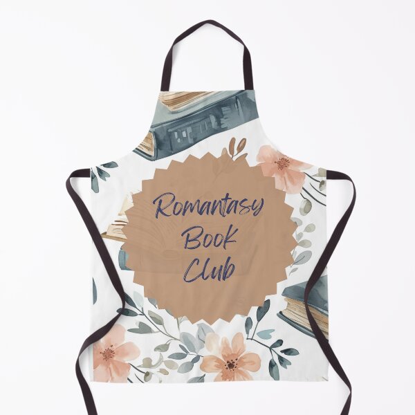 Item preview, Romantasy Book Club Watercolor Book Pattern designed and sold by IndieBookCove.