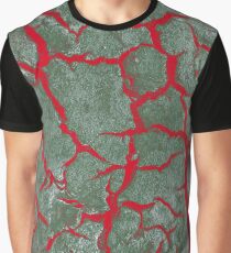 Red cracks Graphic T-Shirt