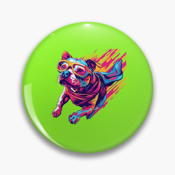 Item preview, Supercharged Dog Agility: Lightning-Fast Canine Superhero Sticker designed and sold by zax454.