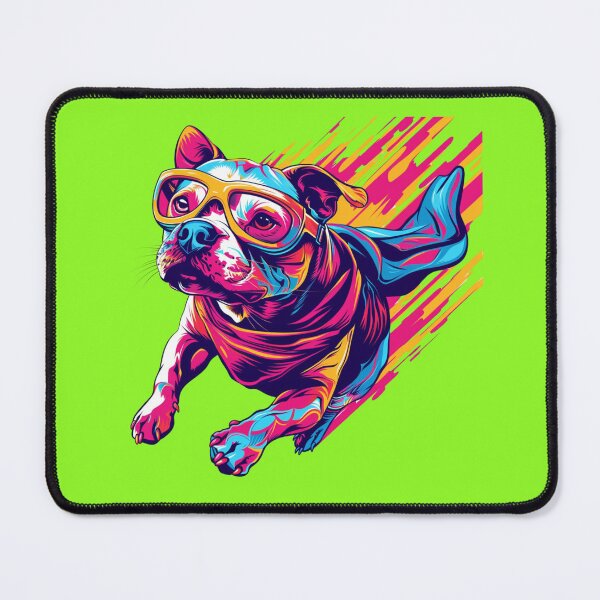 Item preview, Supercharged Dog Agility: Lightning-Fast Canine Superhero Sticker designed and sold by zax454.