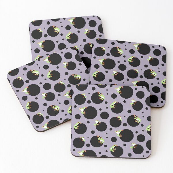 Item preview, Tree Frogs on Polka Dots designed and sold by Amy Hadden.