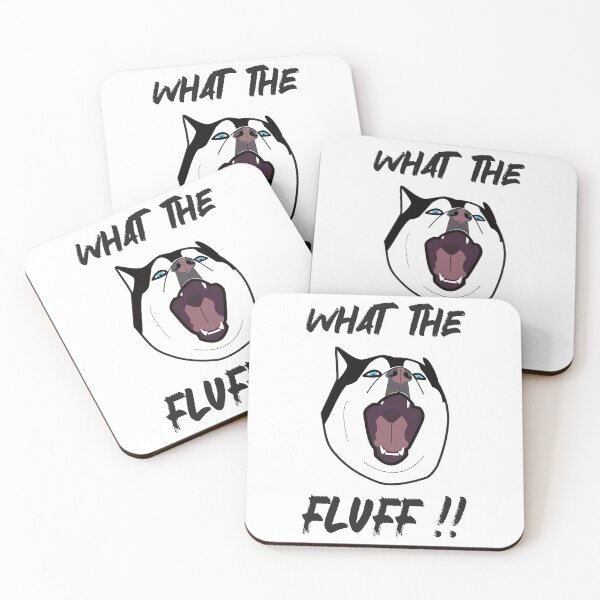 Item preview, HUSKY. WHAT THE FLUFF designed and sold by Drew-Drew.