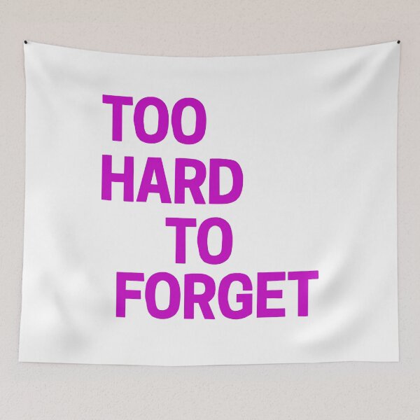 Item preview, Too Hard To Forget Title designed and sold by baileyyfaith.