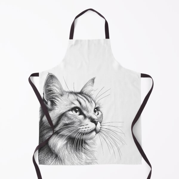 Item preview, Realistic Pencil Drawing of a Cat designed and sold by Pickmash.