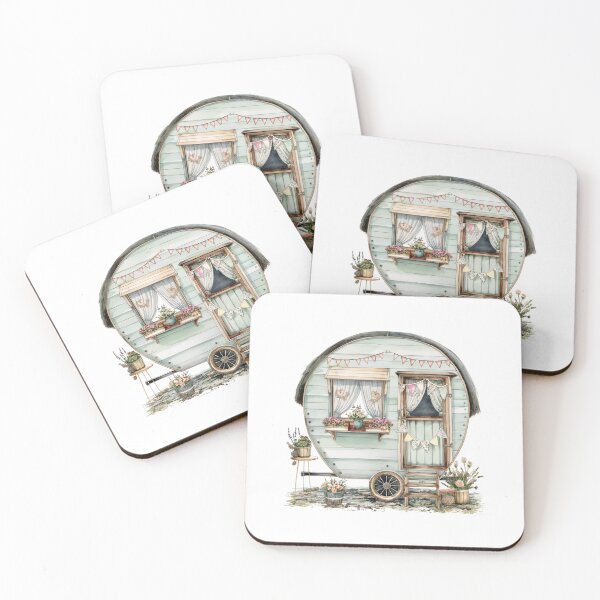 Item preview, Cute retro caravan designed and sold by Chugai.
