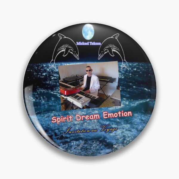 Item preview, Spirit Dream Emotion round format designed and sold by MickaelTukson.