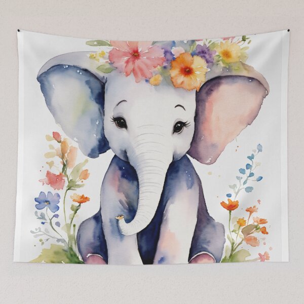 Item preview, Playful Baby Elephant designed and sold by Vrush83.
