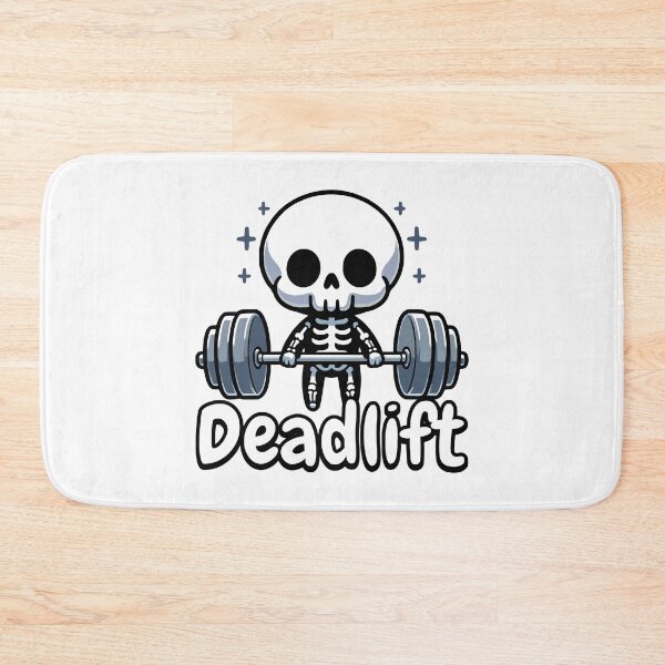 Item preview, Deadlift. Cute Skeleton Deadlifting Pun designed and sold by PMCreative.