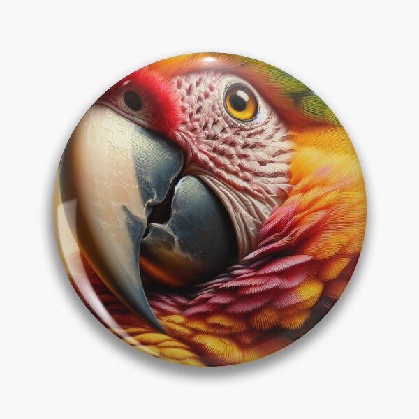 Item preview, Vibrant play of colors: the colorful parrot designed and sold by Girih.