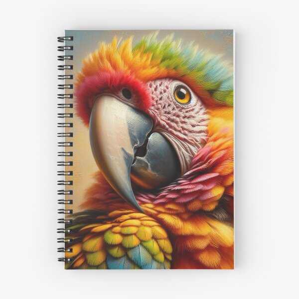 Item preview, Vibrant play of colors: the colorful parrot designed and sold by Girih.