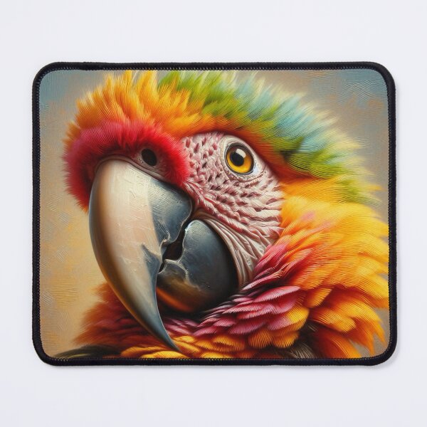 Item preview, Vibrant play of colors: the colorful parrot designed and sold by Girih.